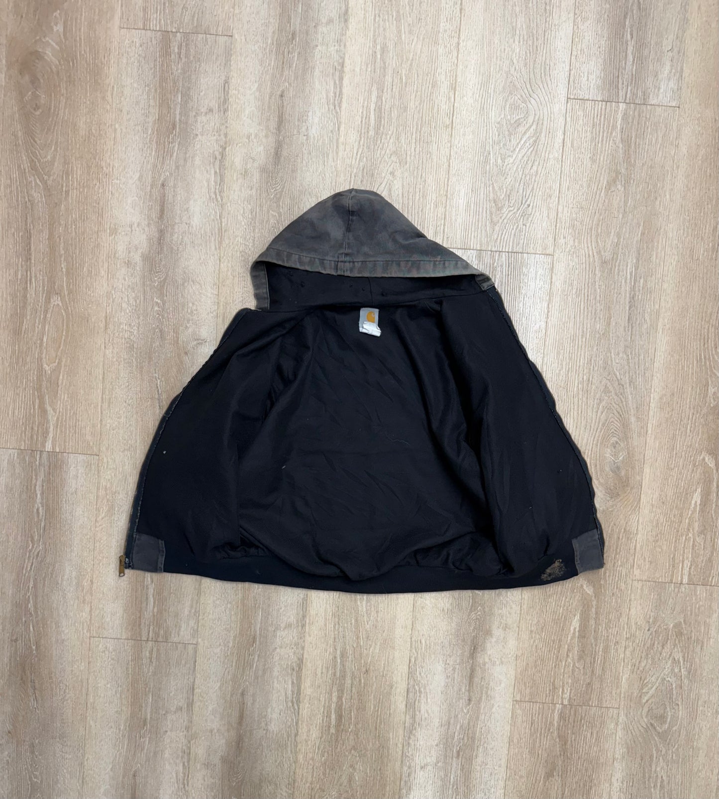 Faded Black Carhartt Active Jacket - Large