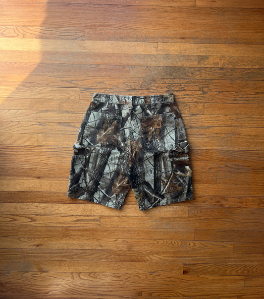 褪色 Realtree Carhartt 木匠短裤 - 32