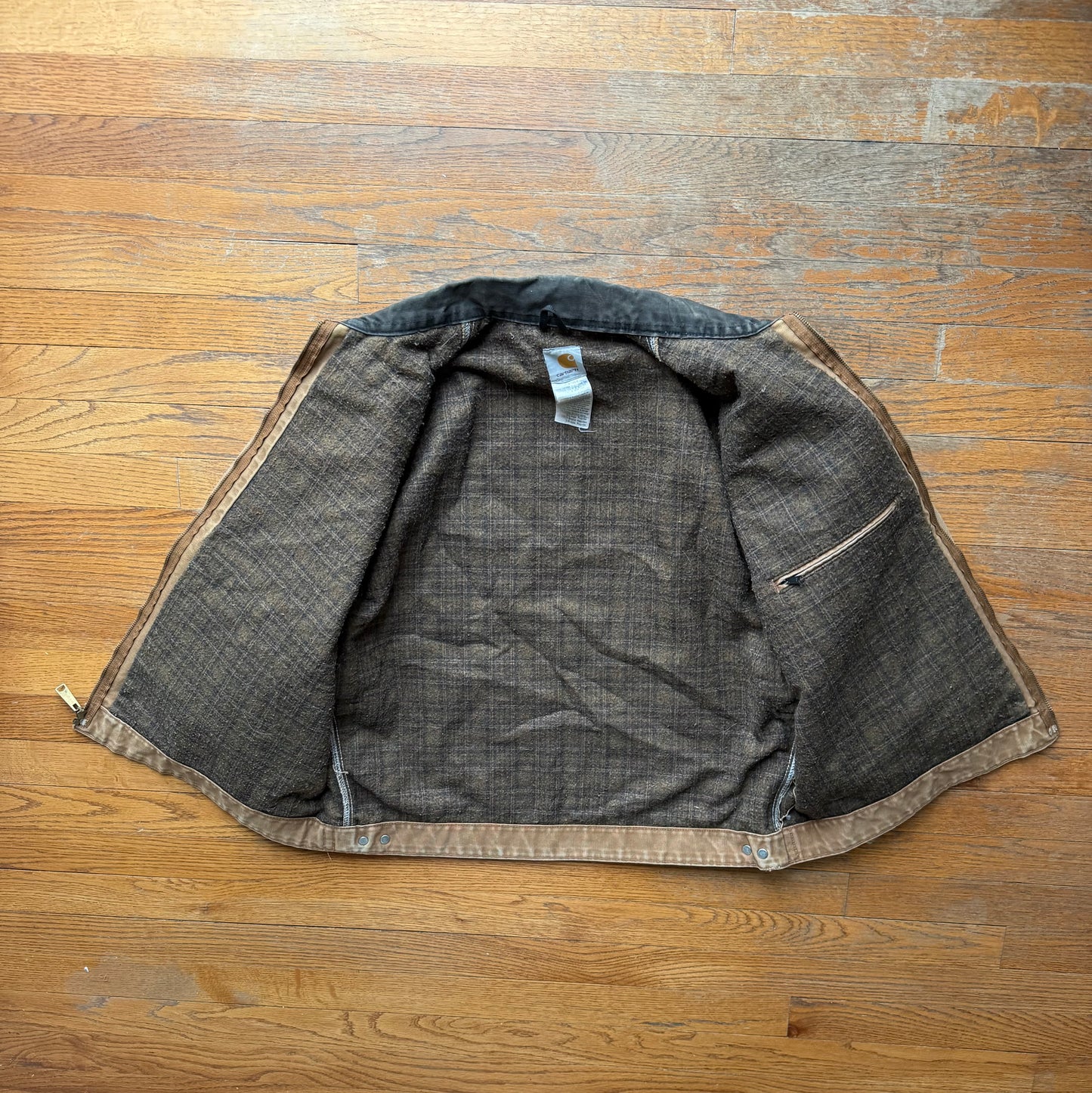 Faded Brown Carhartt Detroit Jacket - Boxy L-XL