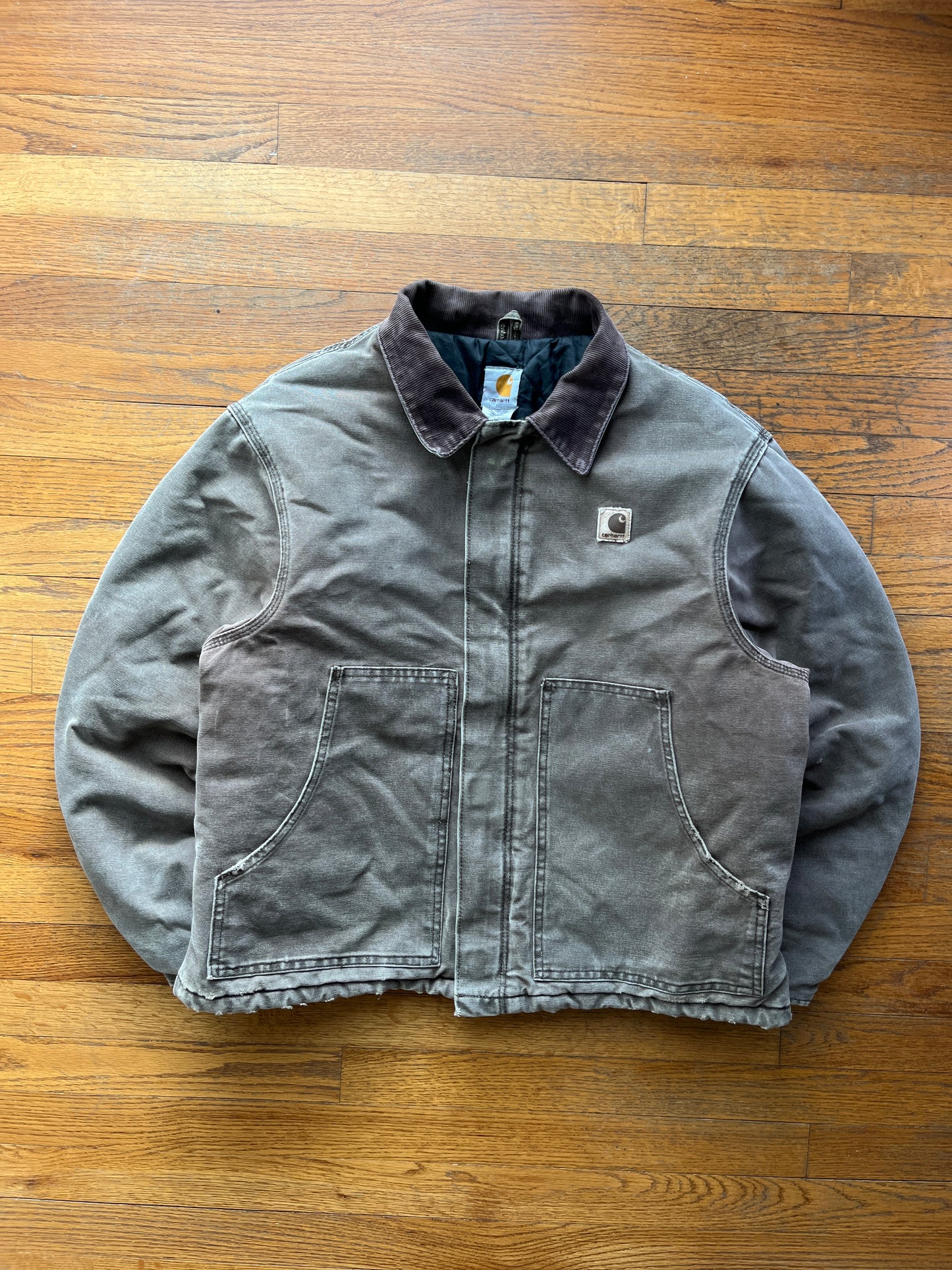 褪色栗棕色 Carhartt 北极夹克 - 中号