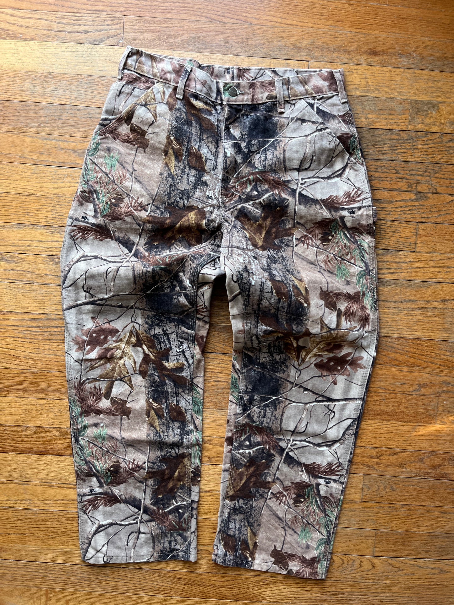 Faded Realtree Carhartt Carpenter Pants - 33 x 29