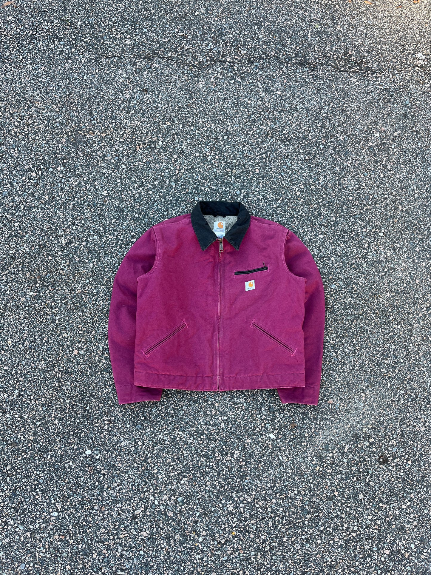 Faded Raspberry Carhartt Detroit Jacket - Small