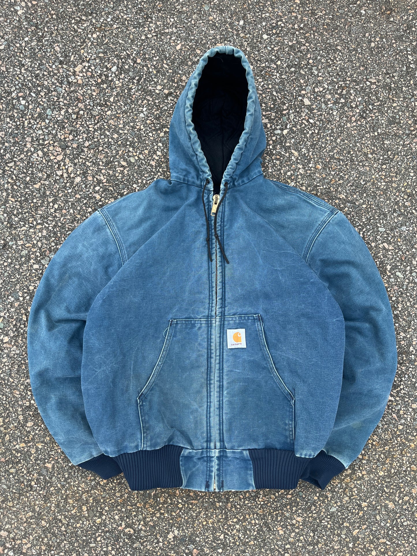 褪色海军蓝 Carhartt 运动夹克 - 中号