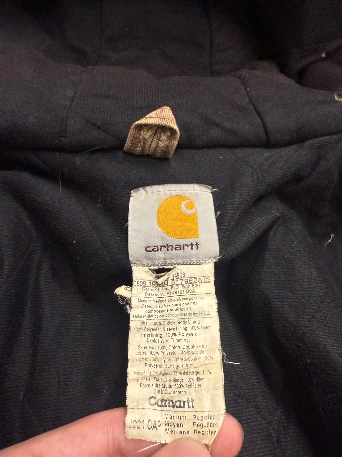 Distressed n Patched Realtree Carhartt Active Jacket - Medium