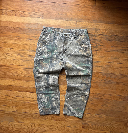 Faded Realtree Carhartt Carpenter Pants - 38 x 27.5