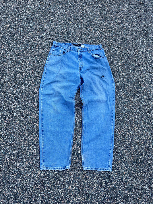 Levi's 570 银色标签褪色牛仔裤 - 36 x 33