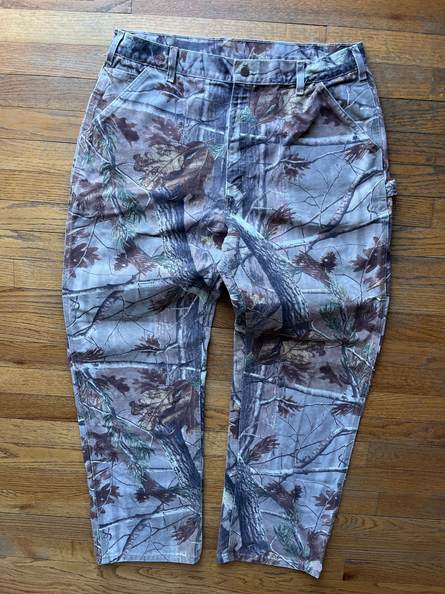 Faded Realtree Carhartt Carpenter Pants - 36 x 32