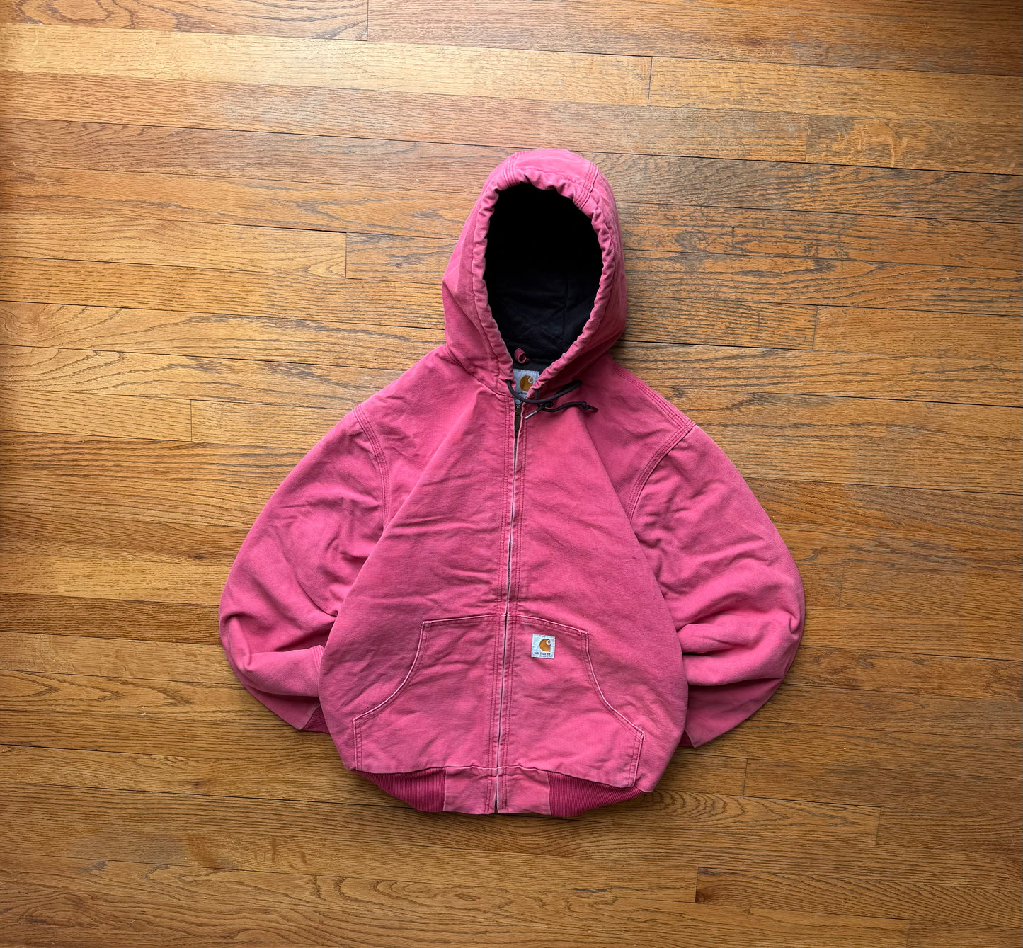 Faded Pink Carhartt Active Jacket - Small
