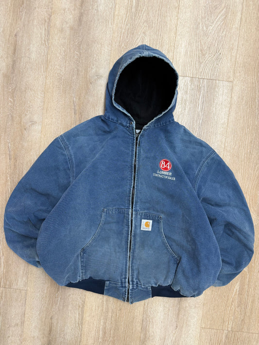 Faded Navy Carhartt Active Jacket - Boxy XL