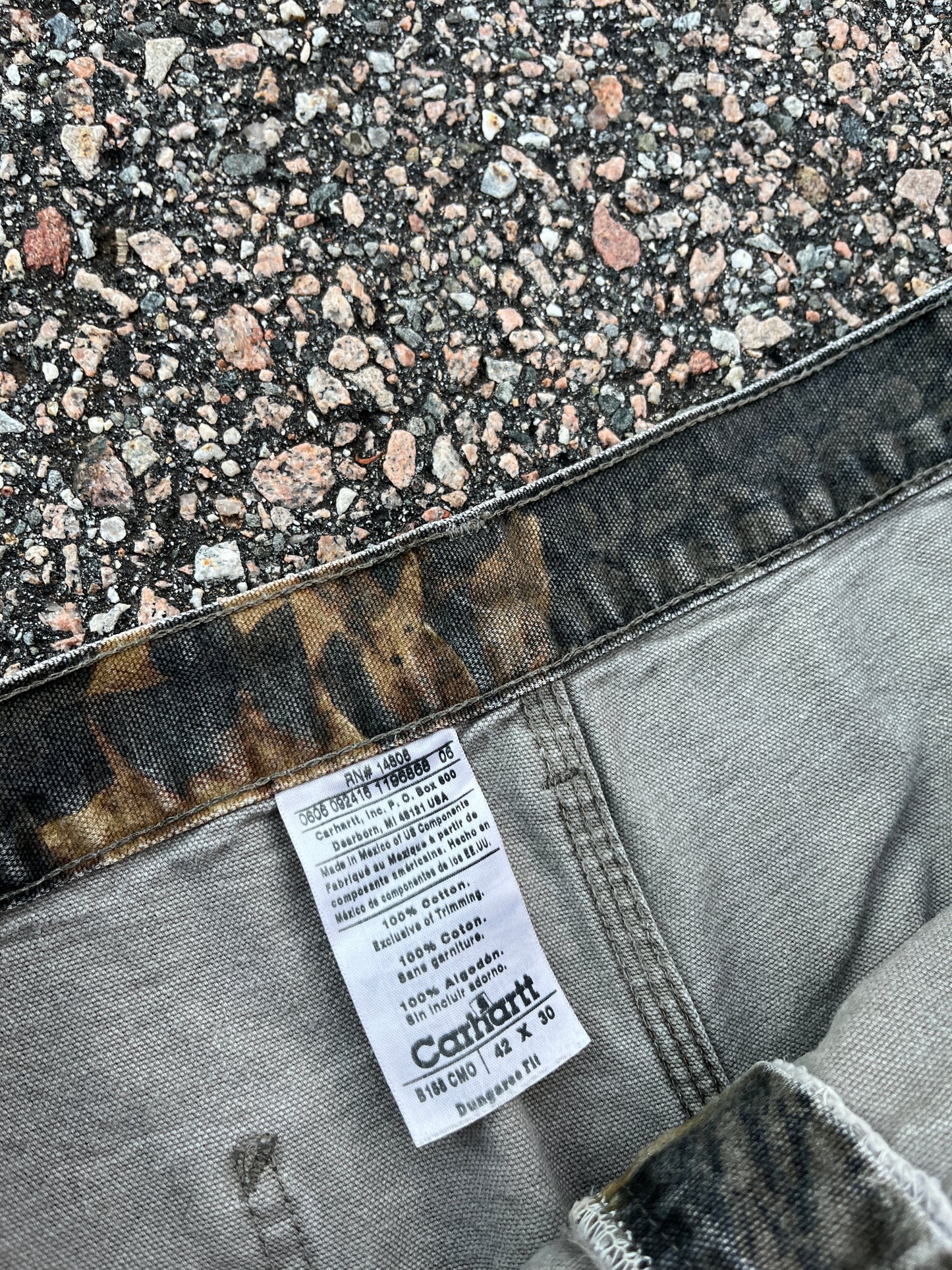 Faded Realtree Carhartt Carpenter Pants - 39 x 29.5