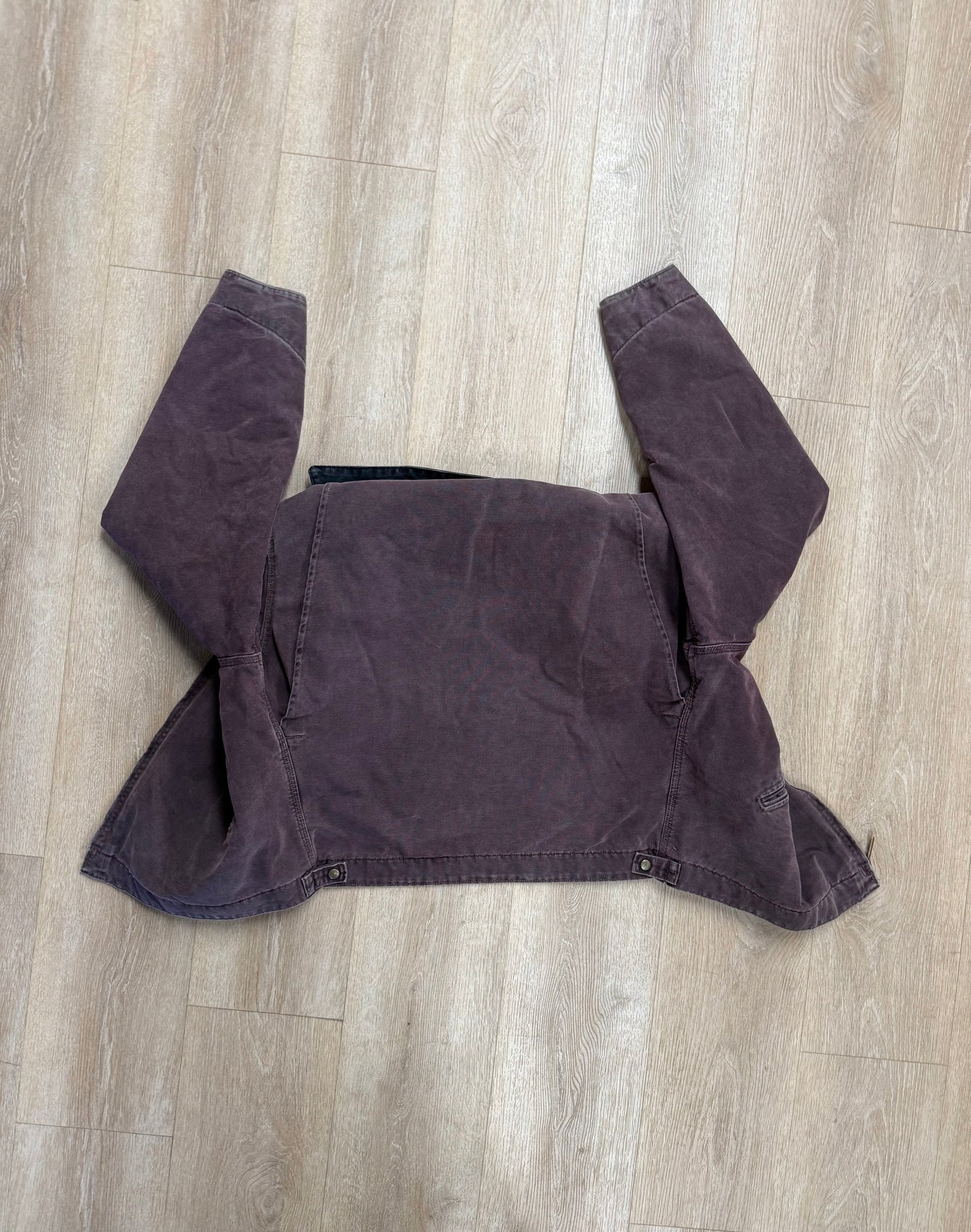 Faded Burgundy Carhartt Detroit Jacket - Boxy L-XL