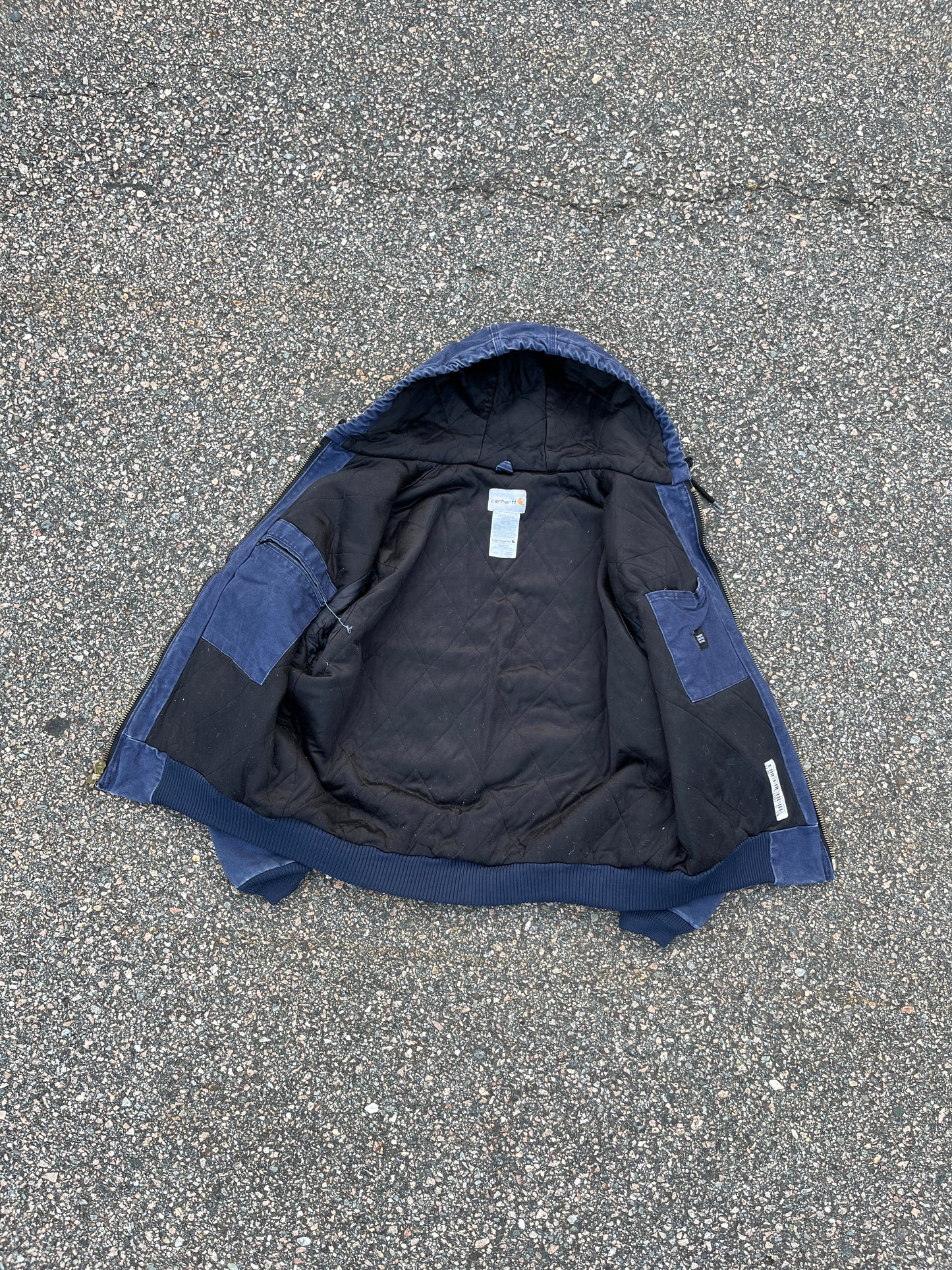 Faded Blue Carhartt Active Jacket - Boxy M-L