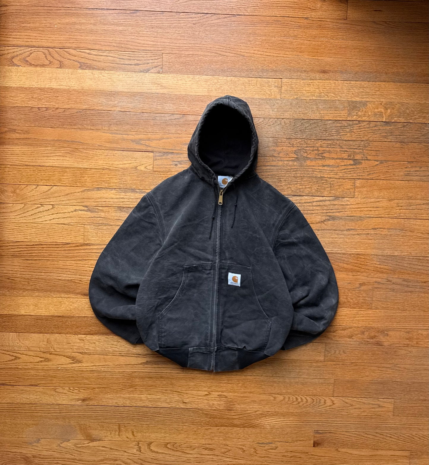 Faded Black Carhartt Active Jacket - Small