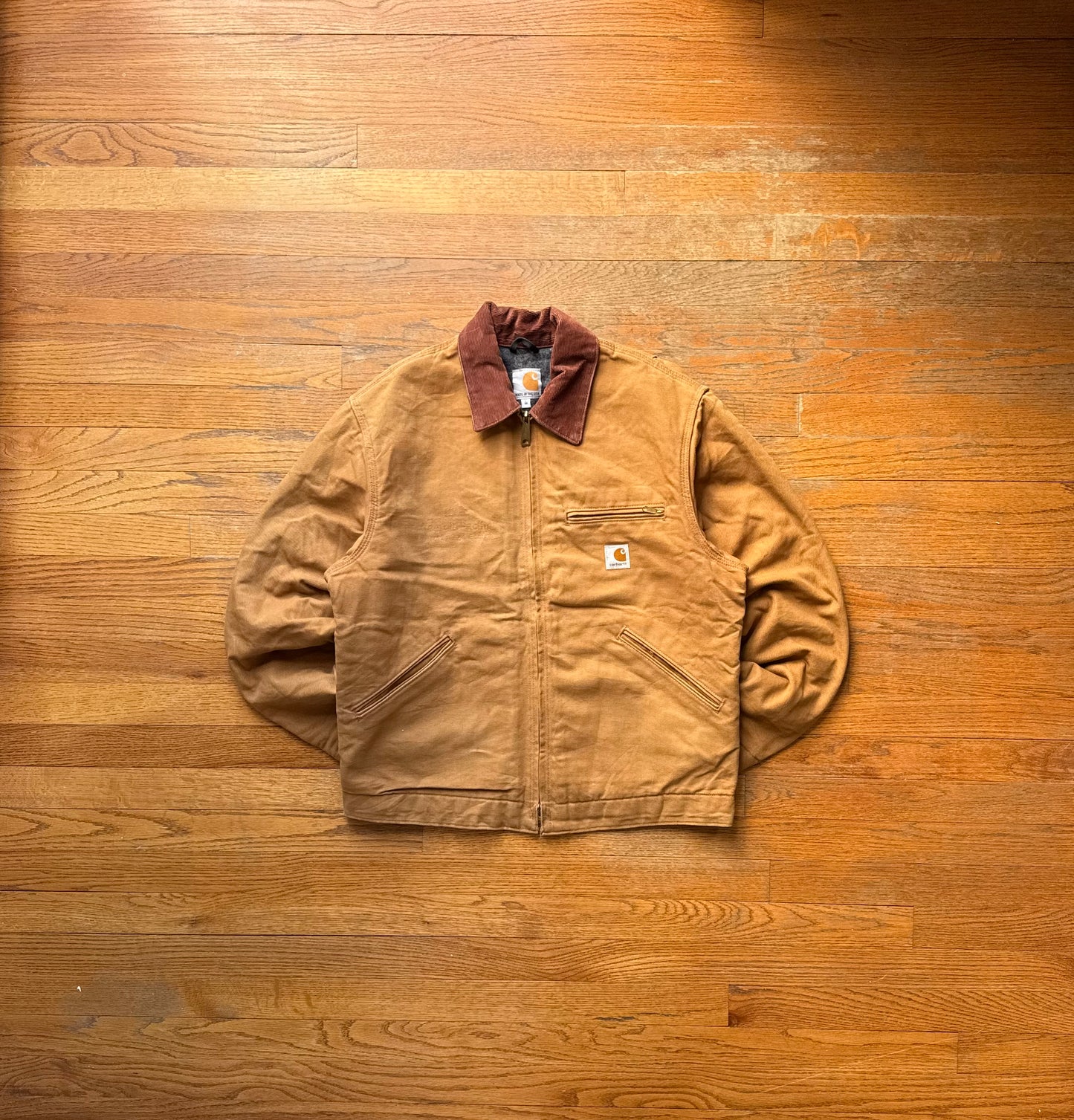 Faded Brown Carhartt Detroit Jacket - Medium