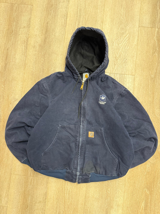 Faded Midnight Blue Carhartt Active Jacket - Medium
