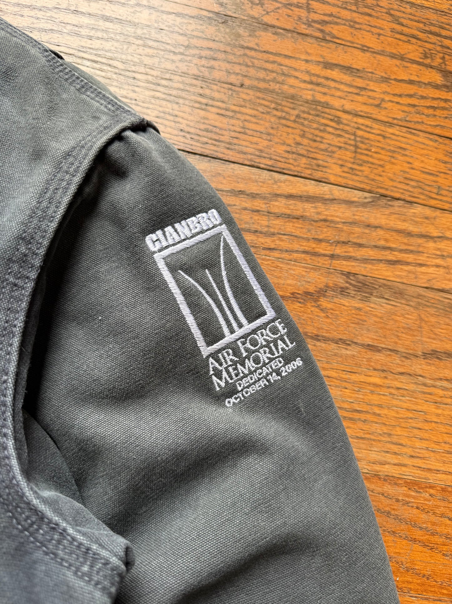 Faded Petrol Blue Carhartt Detroit Jacket - Medium