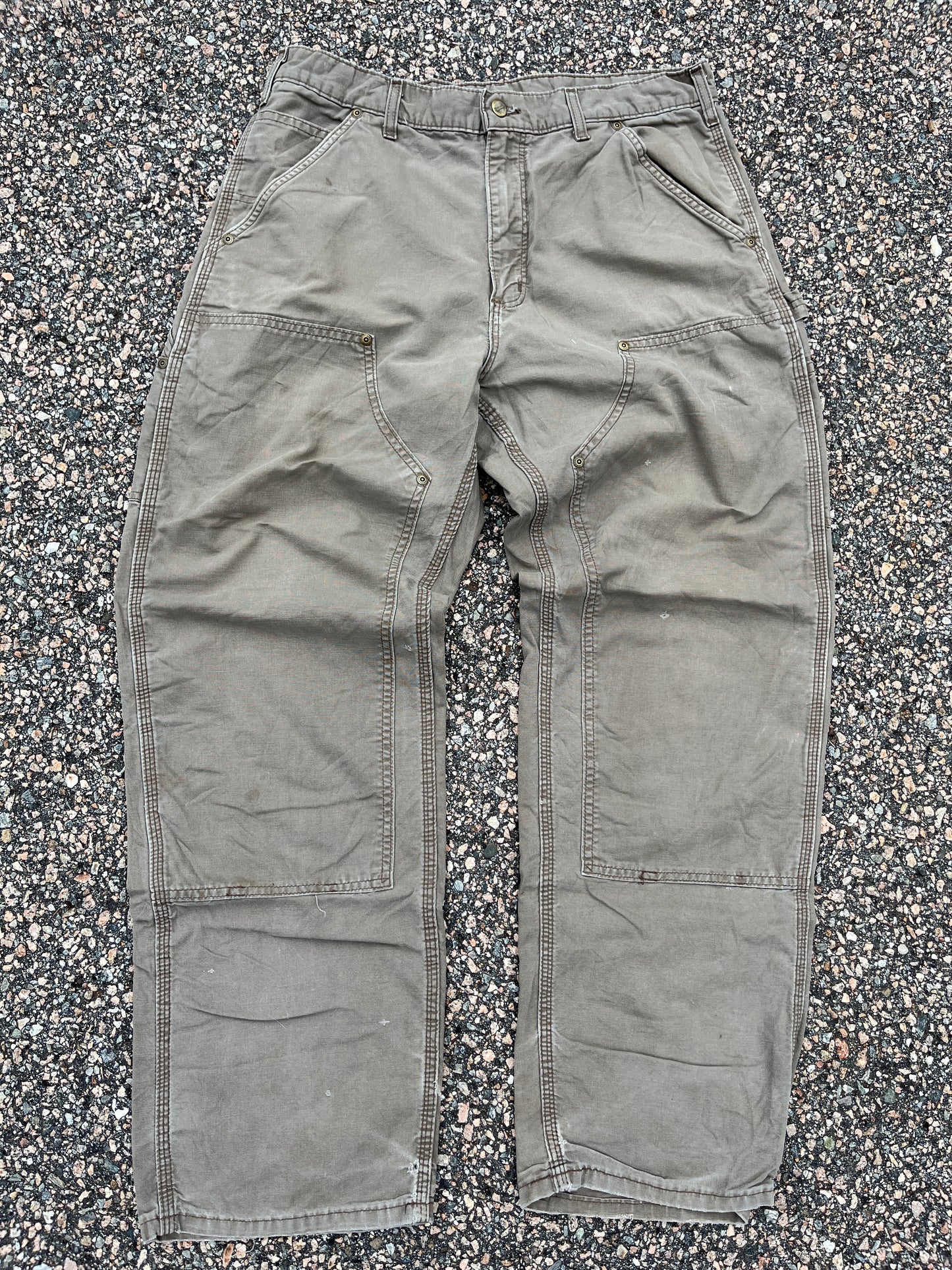 褪色浅棕色 Carhartt 双膝裤 - 33 x 30.5