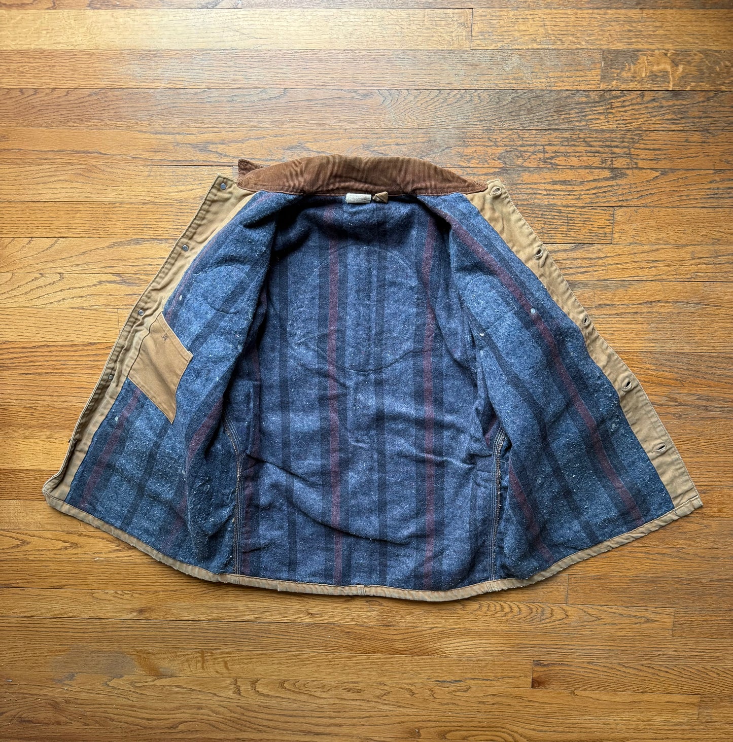 Faded Brown Carhartt “Macy’s Thanksgiving Parade” Staff Chore Jacket - Medium