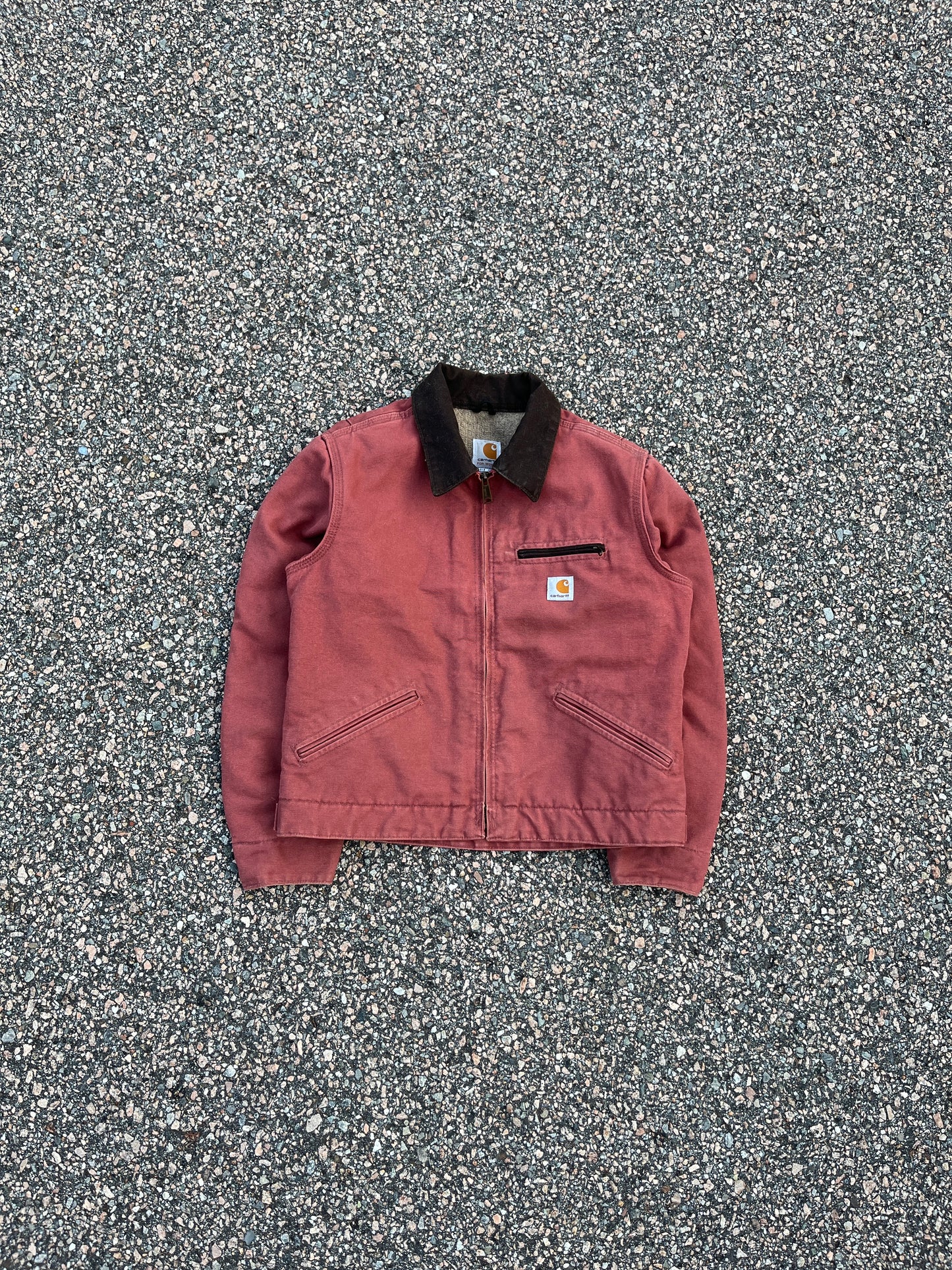 Faded Salmon Carhartt Detroit Jacket - Small