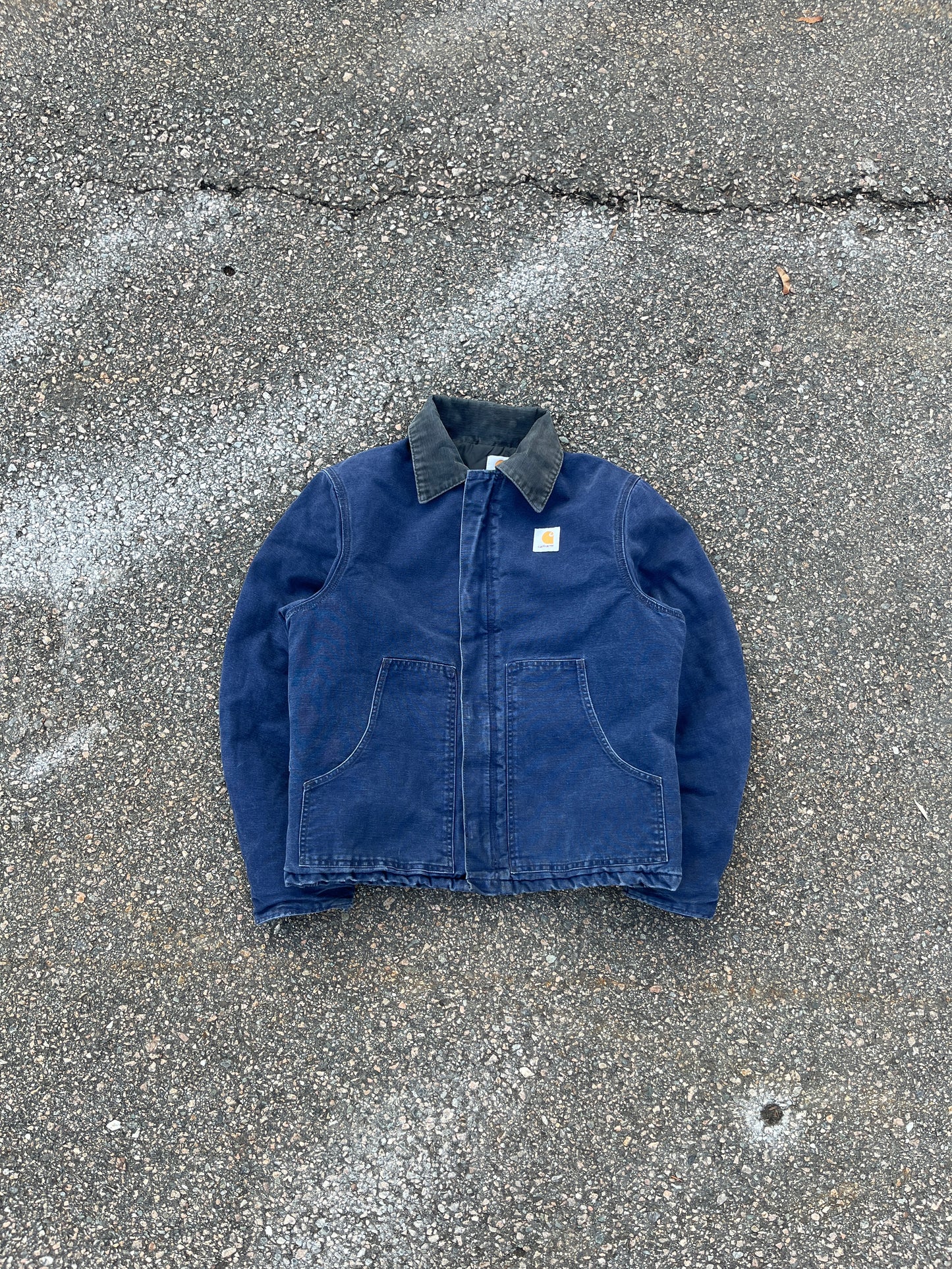 Faded Navy Blue Carhartt Arctic Jacket - Medium