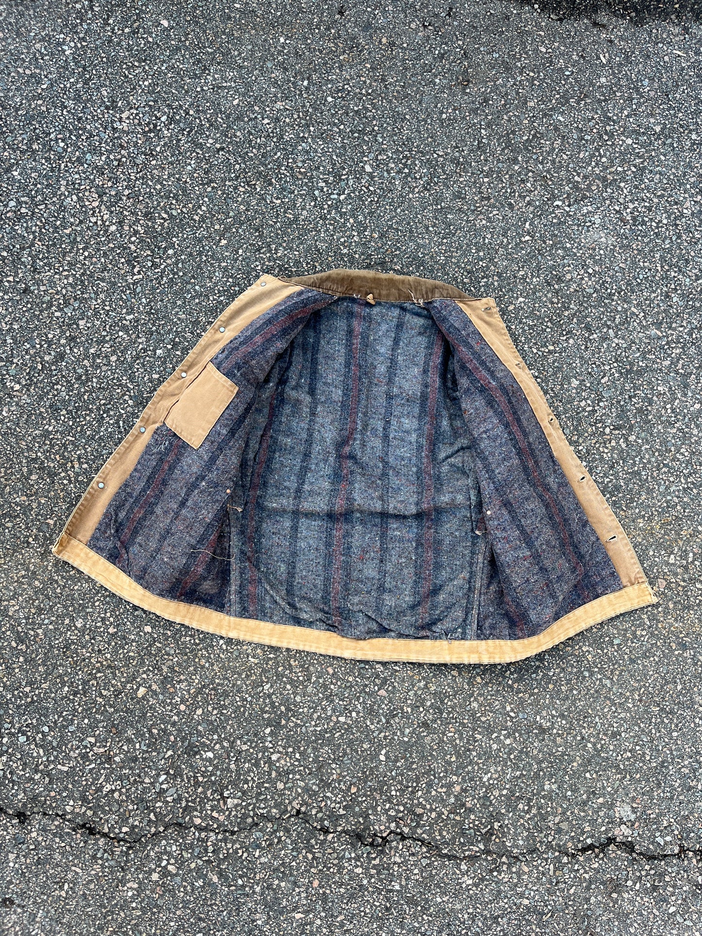 70’s Faded Brown Carhartt Chore Jacket - Medium