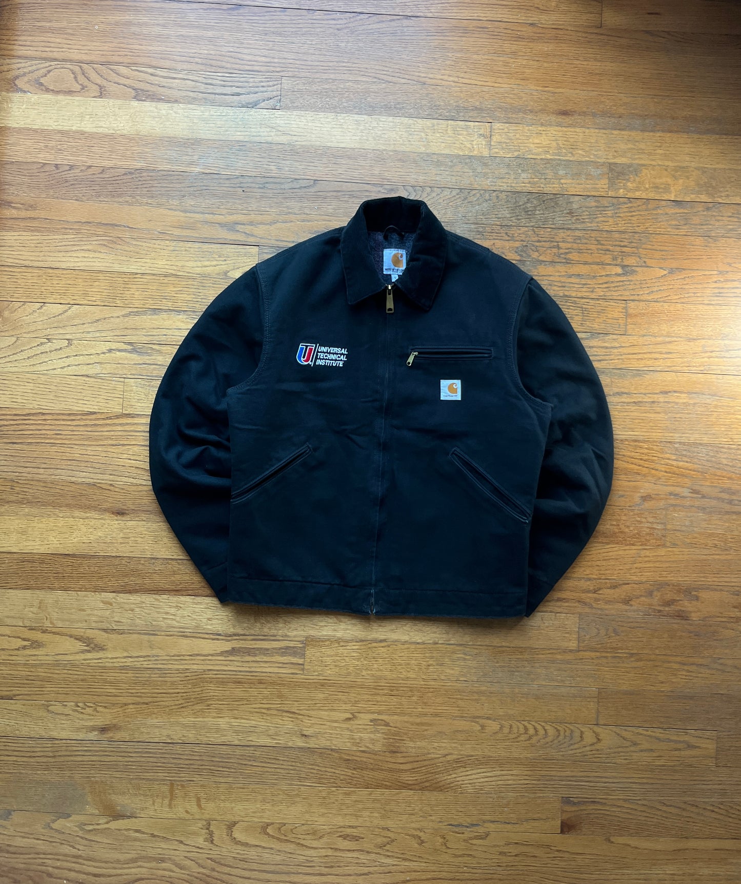 Faded Black Carhartt Detroit Jacket - Small