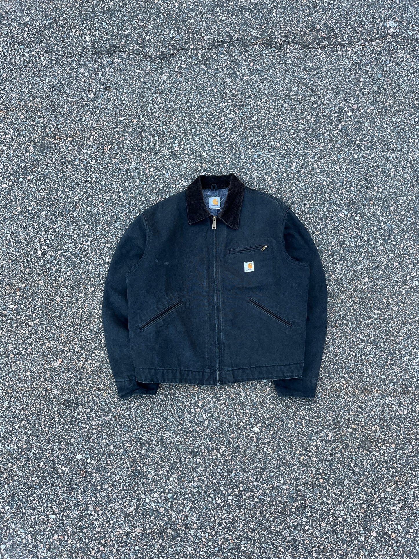 褪色黑色 Carhartt Detroit 夹克 - Boxy ML