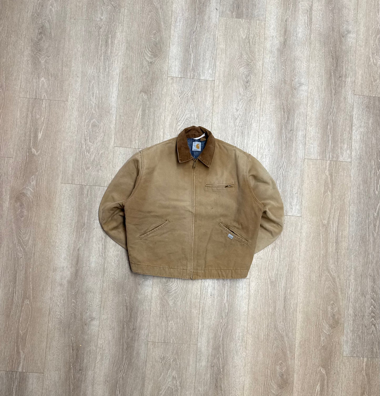 100 Year Anniversary Faded Brown Carhartt Detroit Jacket - Boxy Large