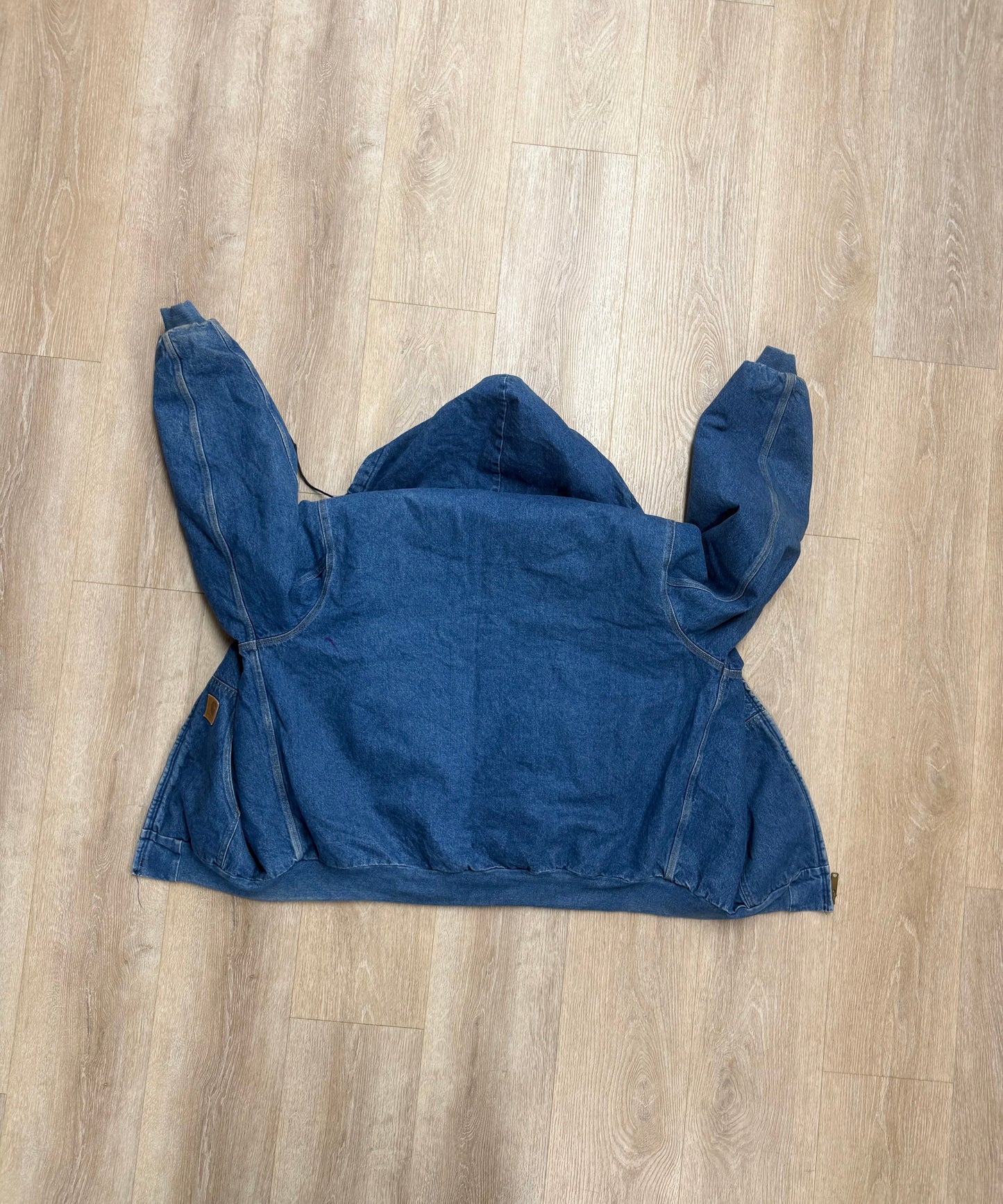 Faded Denim Carhartt Active Jacket - 3XL