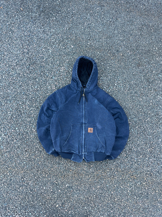 Faded Midnight Blue Carhartt Active Jacket - Medium