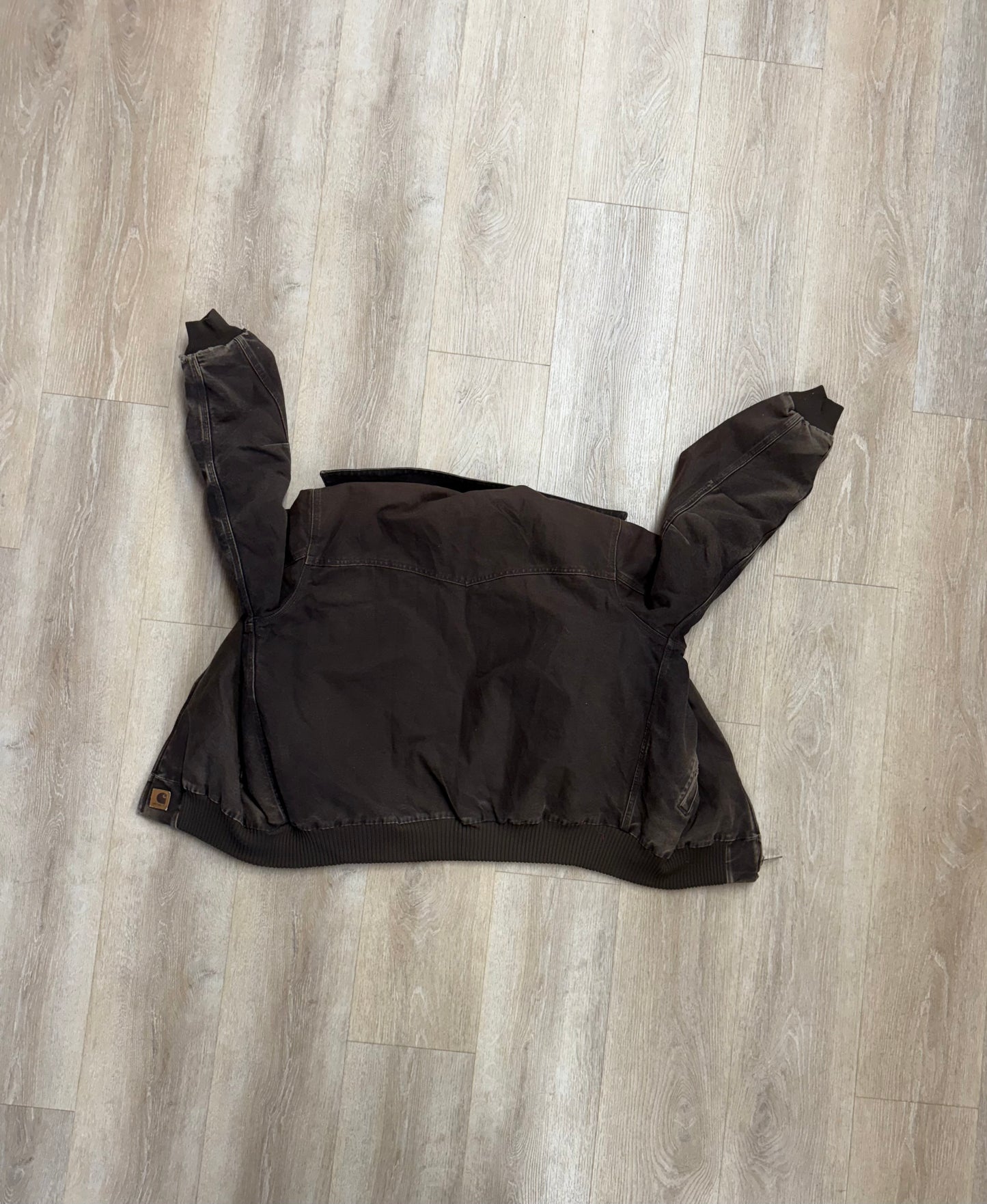 Faded Brown Carhartt Santa Fe Jacket - XL