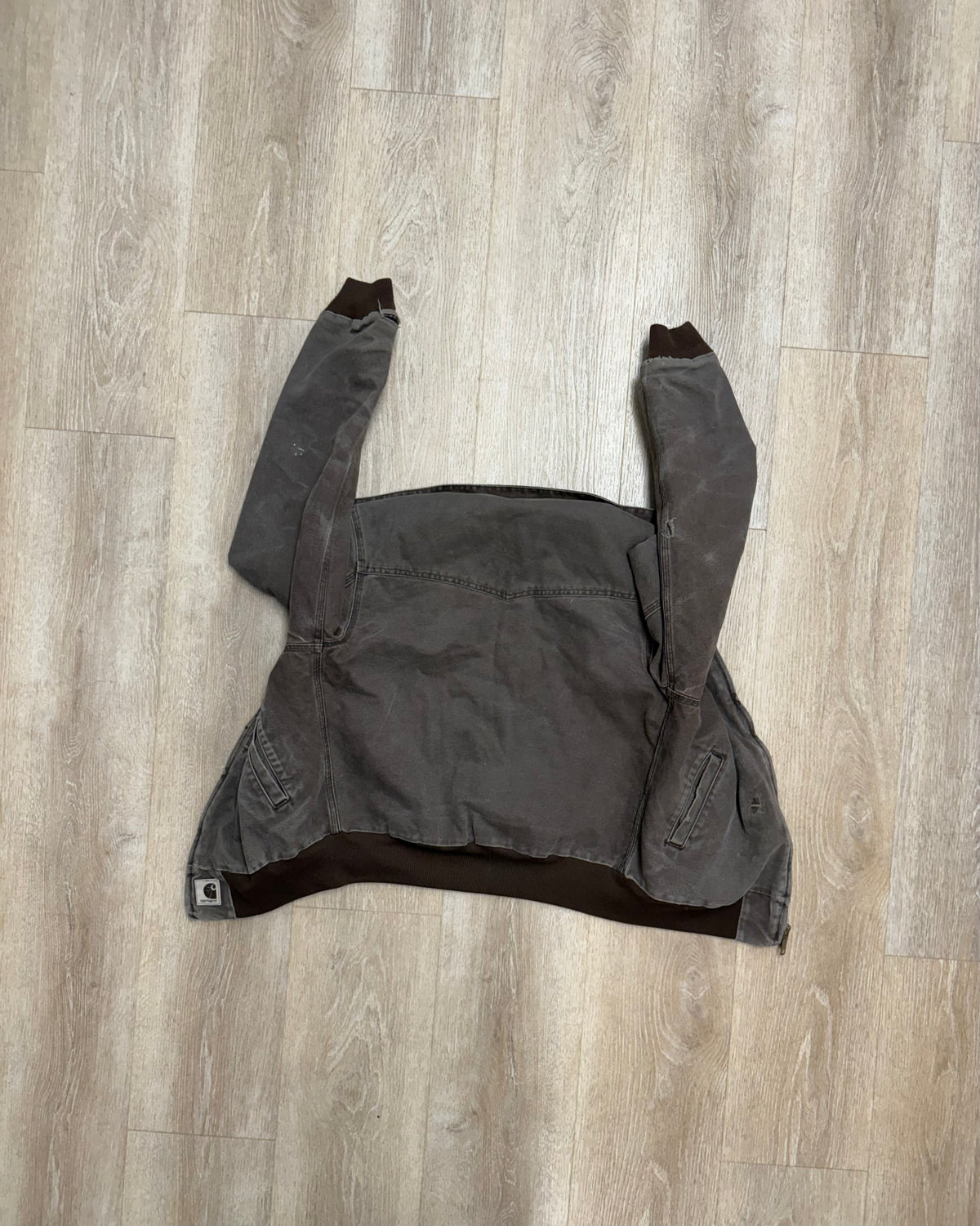 Faded Chestnut Brown Carhartt Santa Fe Jacket - Medium