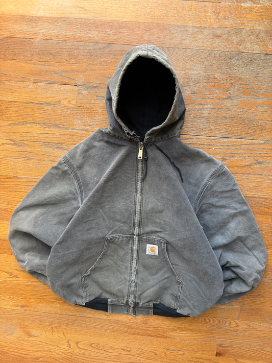 Faded Black Carhartt Active Jacket - Medium