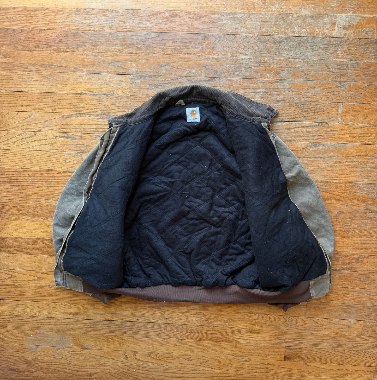 Faded Chestnut Brown Carhartt Santa Fe Jacket - Medium