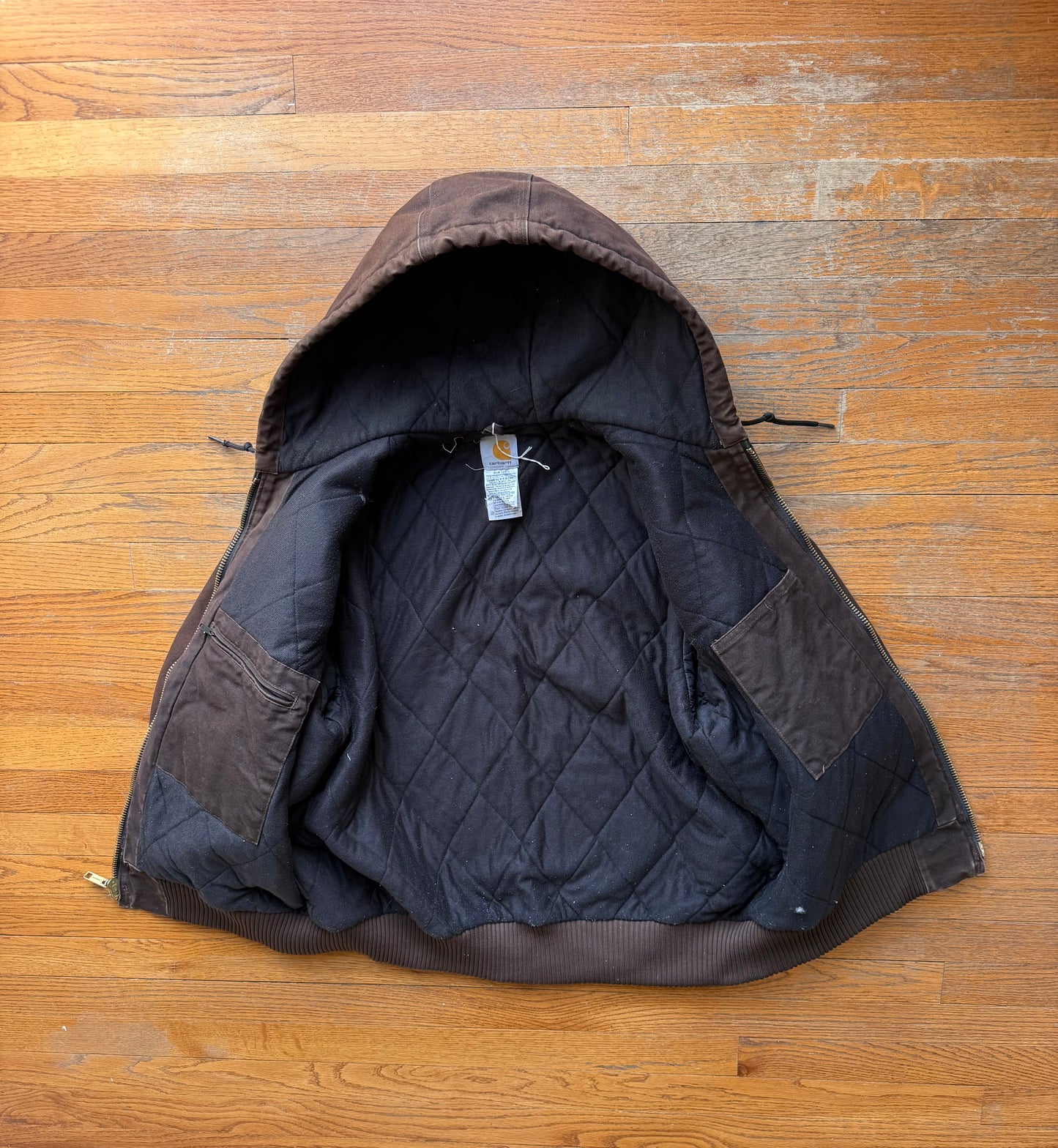 Faded Brown Carhartt Active Jacket - Large