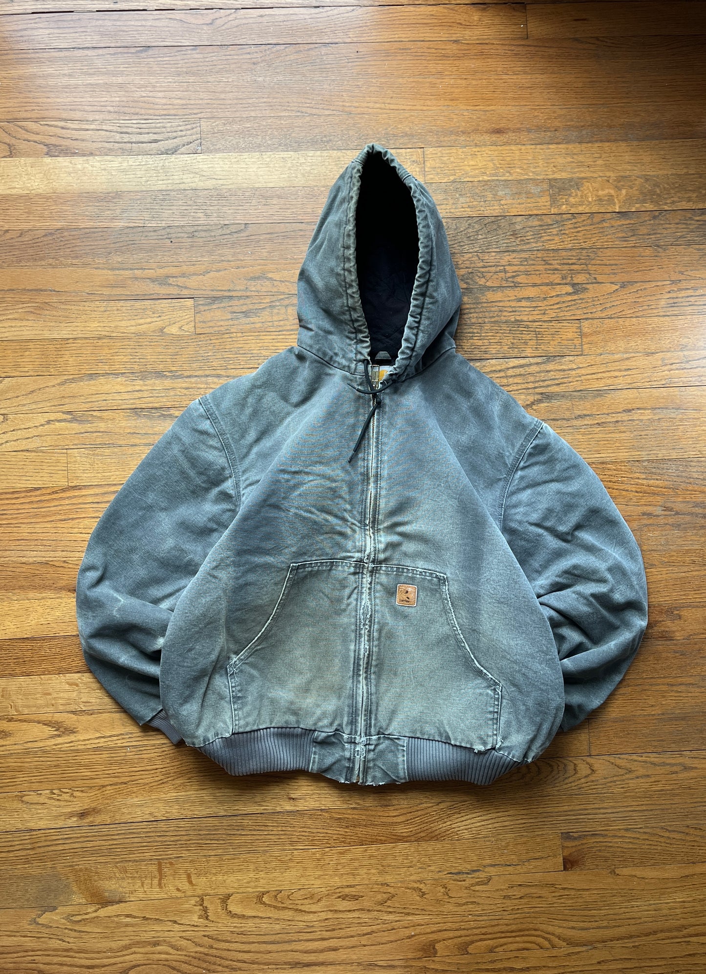 Faded Gravel Grey Carhartt Active Jacket - Boxy L-XL