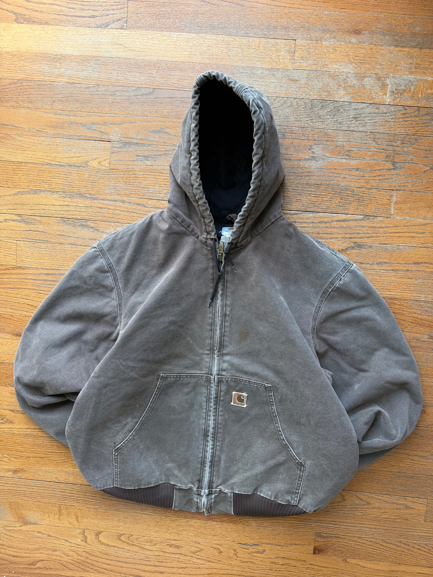Faded Chestnut Brown Carhartt Active Jacket - XL