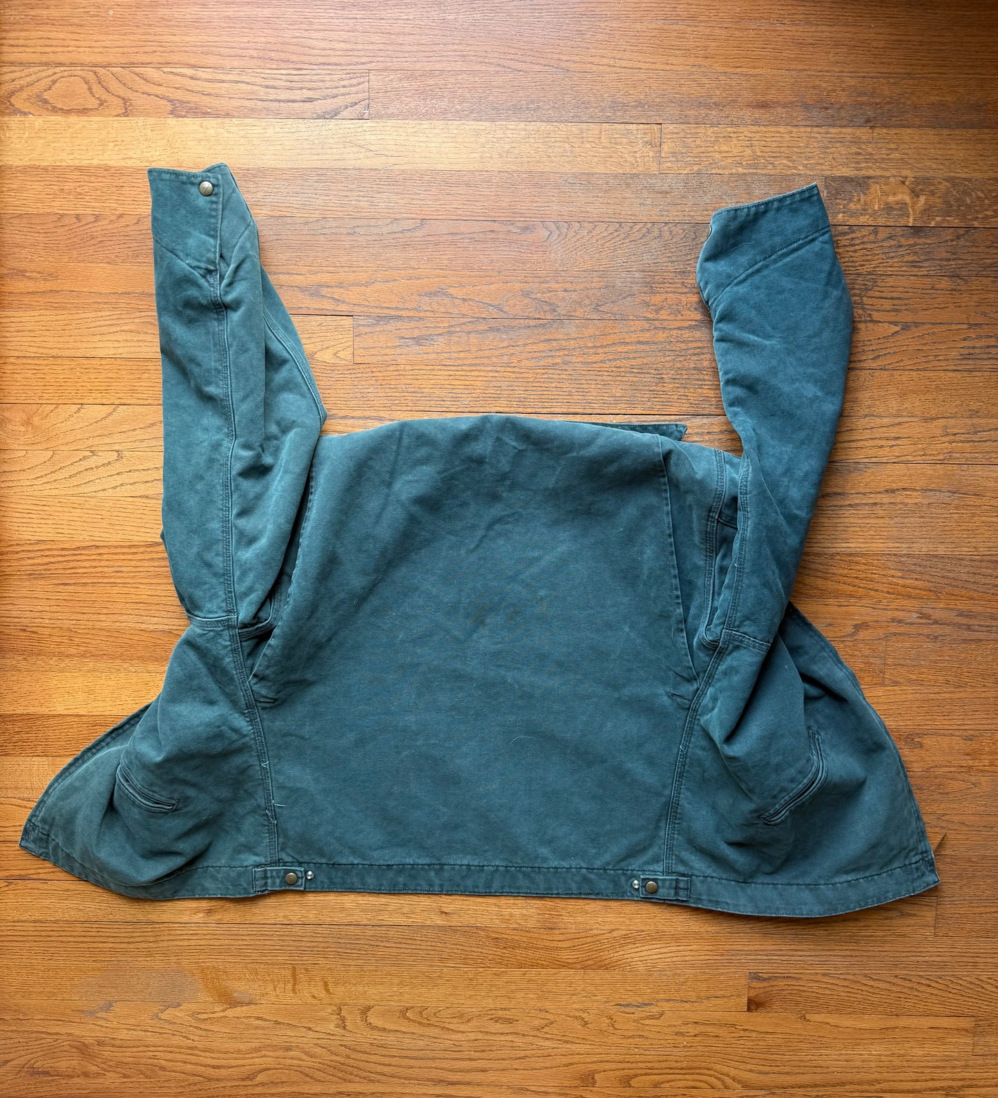 Faded Hunter Green Carhartt Detroit Jacket - Boxy XL-2XL