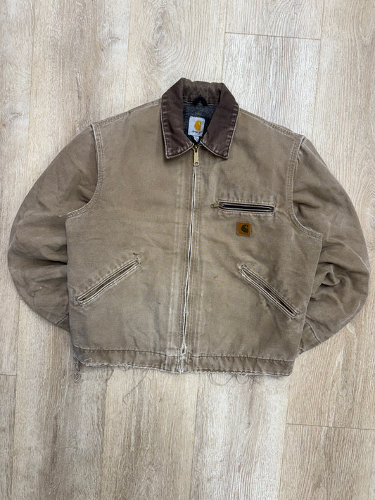 Faded Brown Carhartt Detroit Jacket - Medium