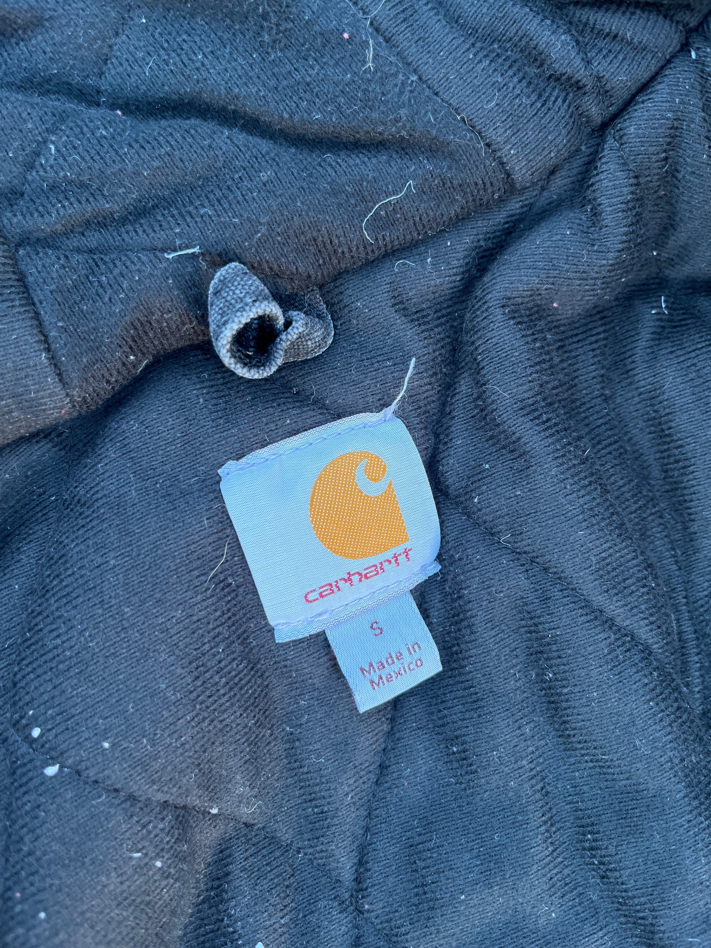 Faded Black Carhartt Active Jacket - Small