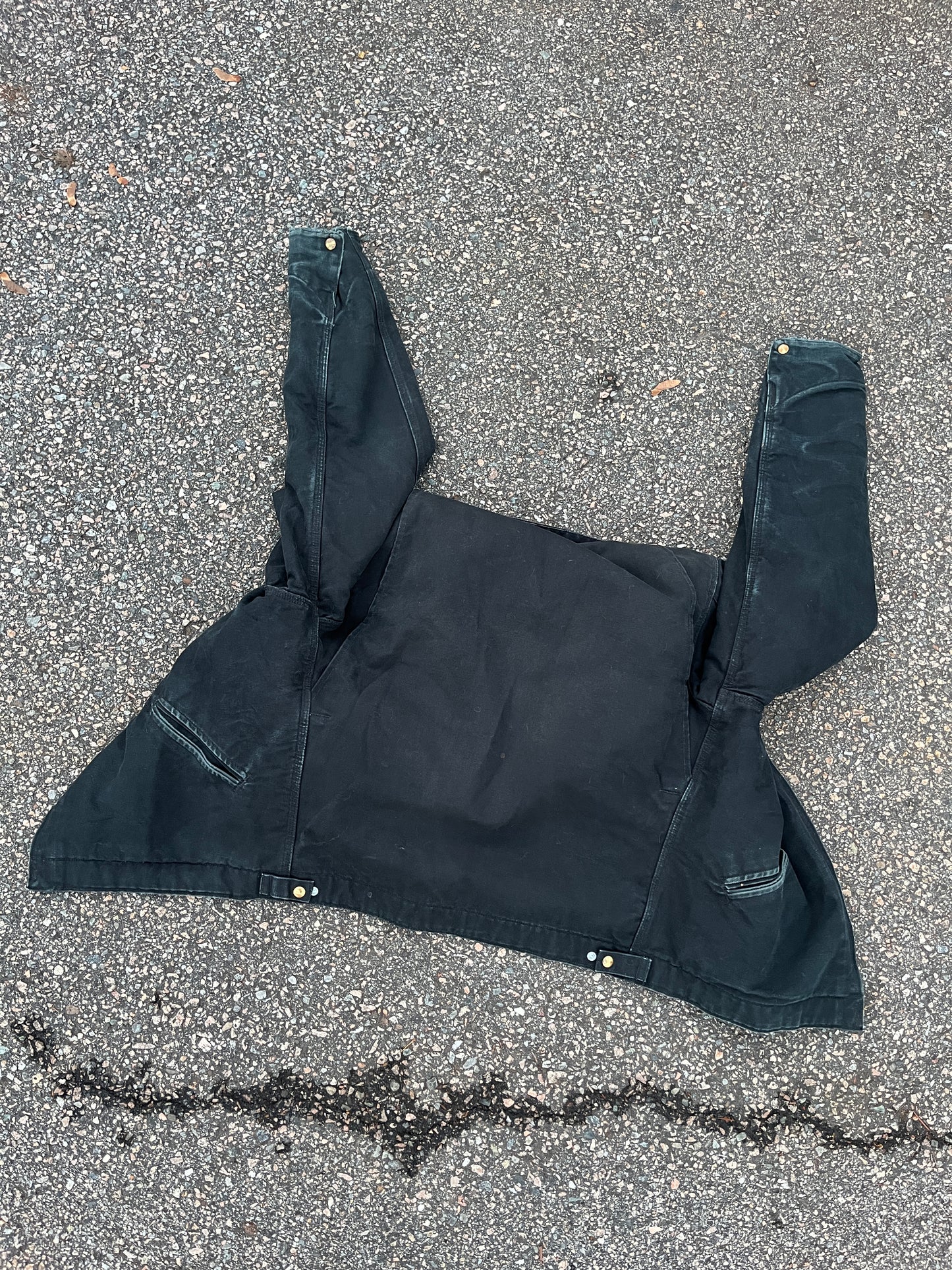 Faded Black Carhartt Detroit Jacket - Medium Tall