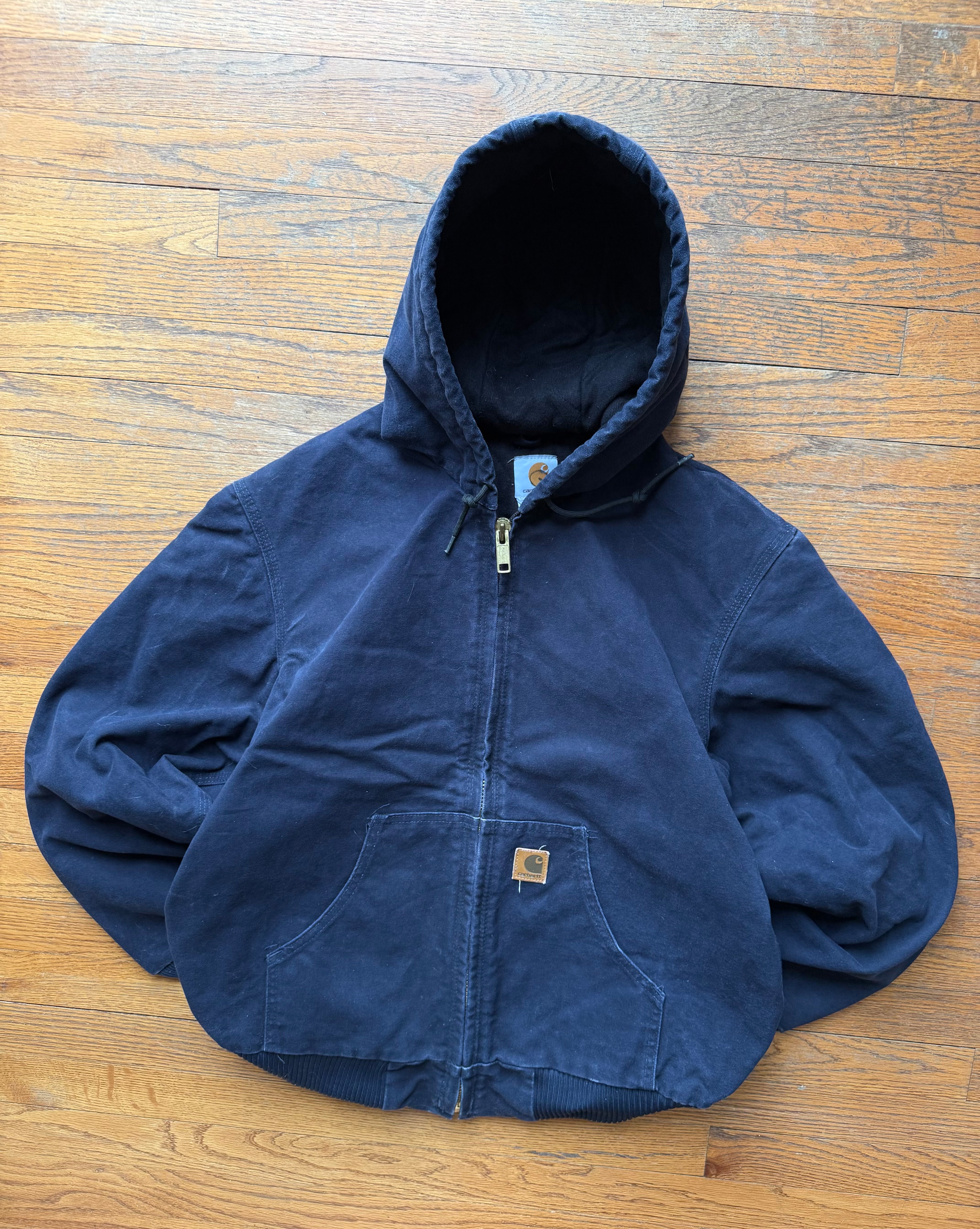 Faded Midnight Blue Carhartt Active Jacket - Medium – VTG By Mike