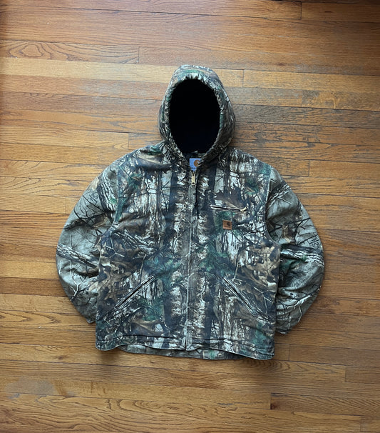 Faded Realtree Carhartt Sherpa Lined Jacket - XL