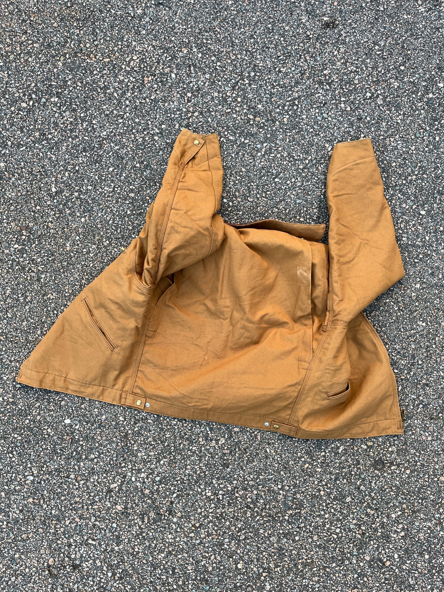 褪色棕色 Carhartt 底特律夹克 - 中号