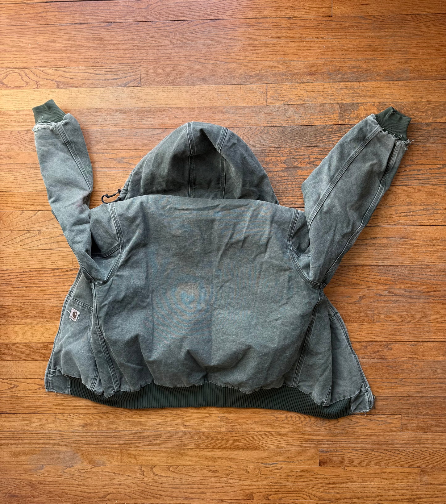 Faded Olive Green Carhartt Active Jacket - Medium