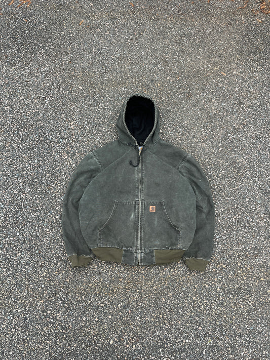 Faded Olive Green Carhartt Active Jacket - XL