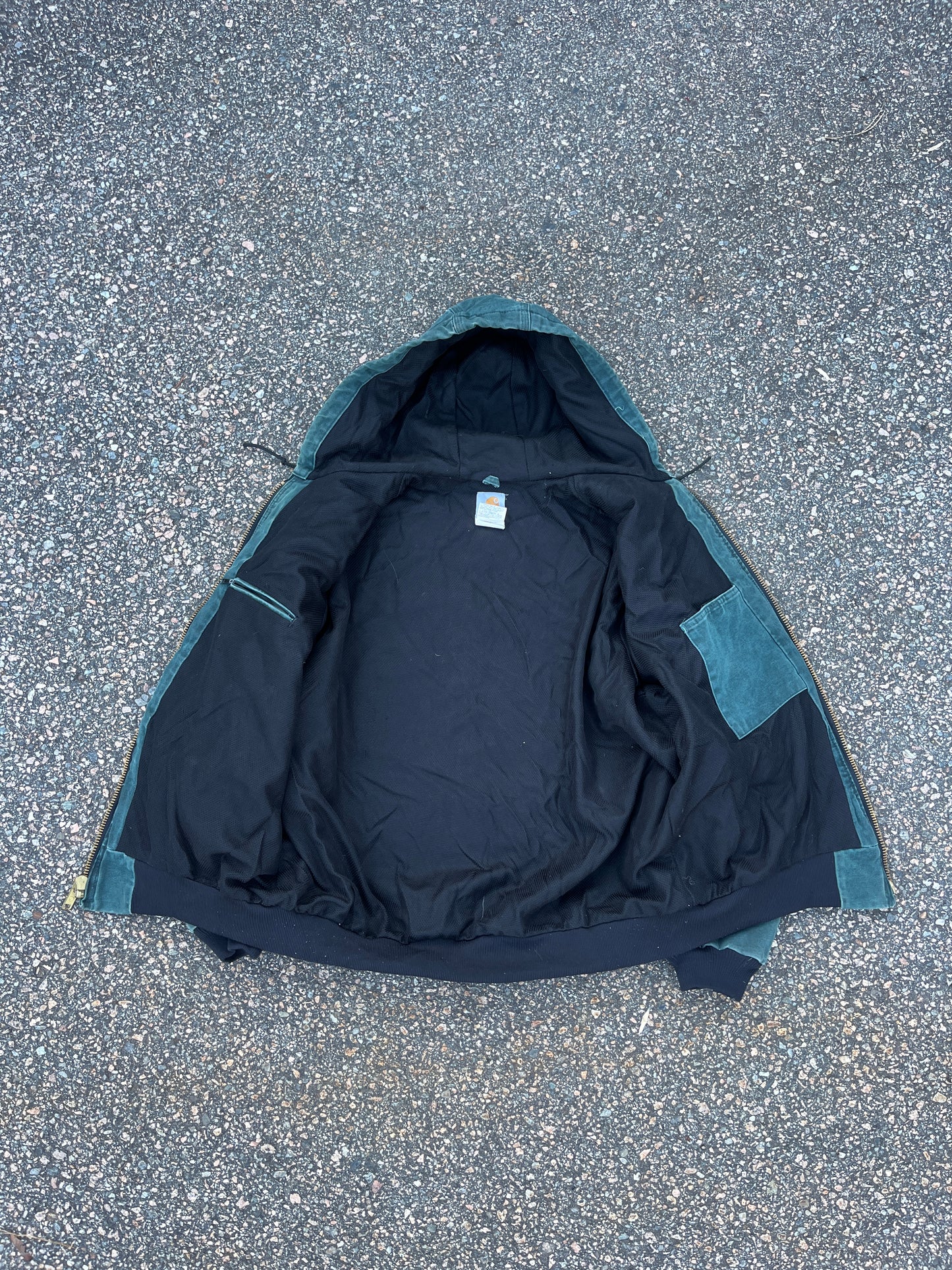 Faded Hunter Green Carhartt Active Jacket - Boxy Large