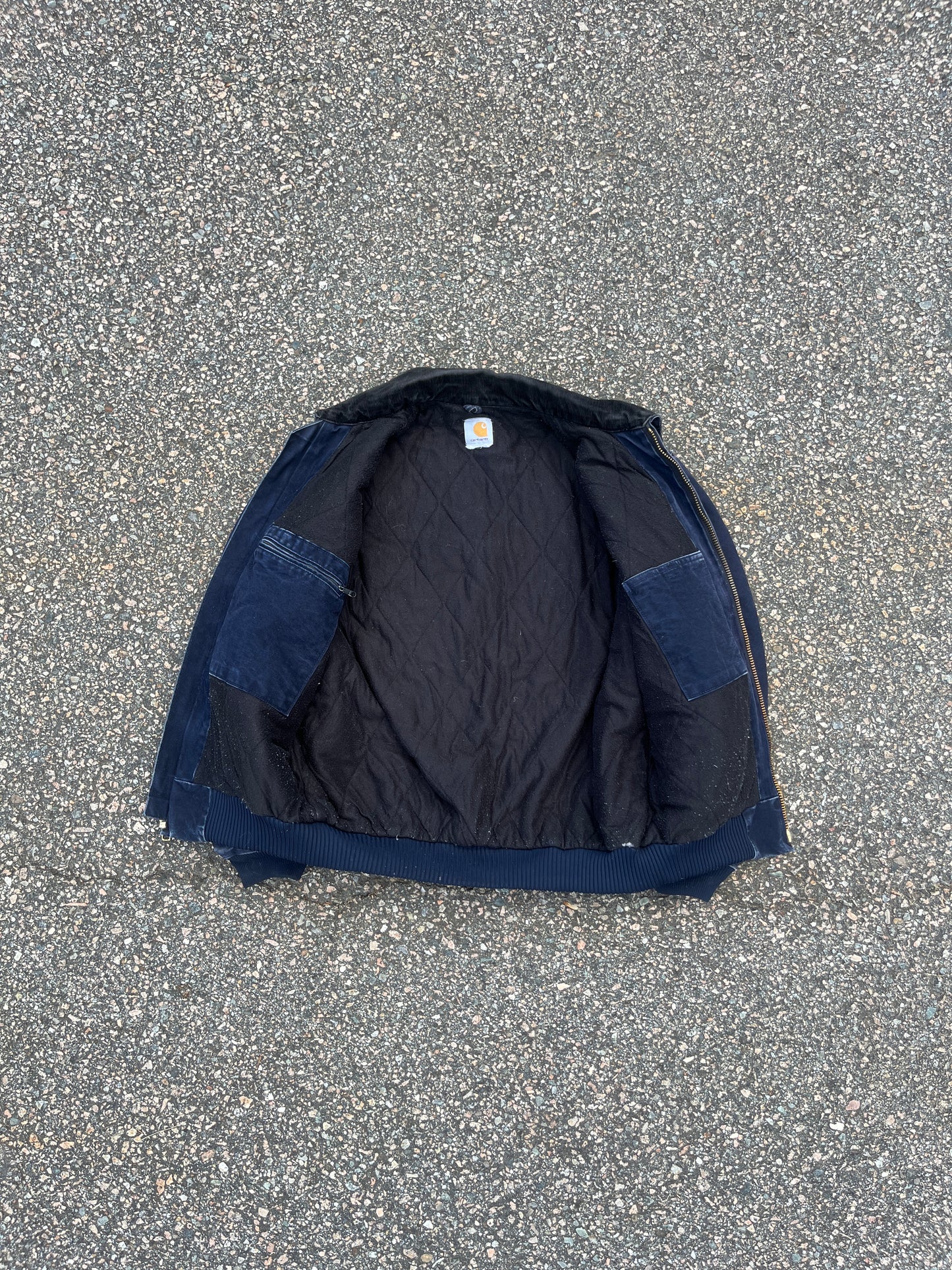 褪色午夜蓝色 Carhartt Santa Fe 夹克 - 中号