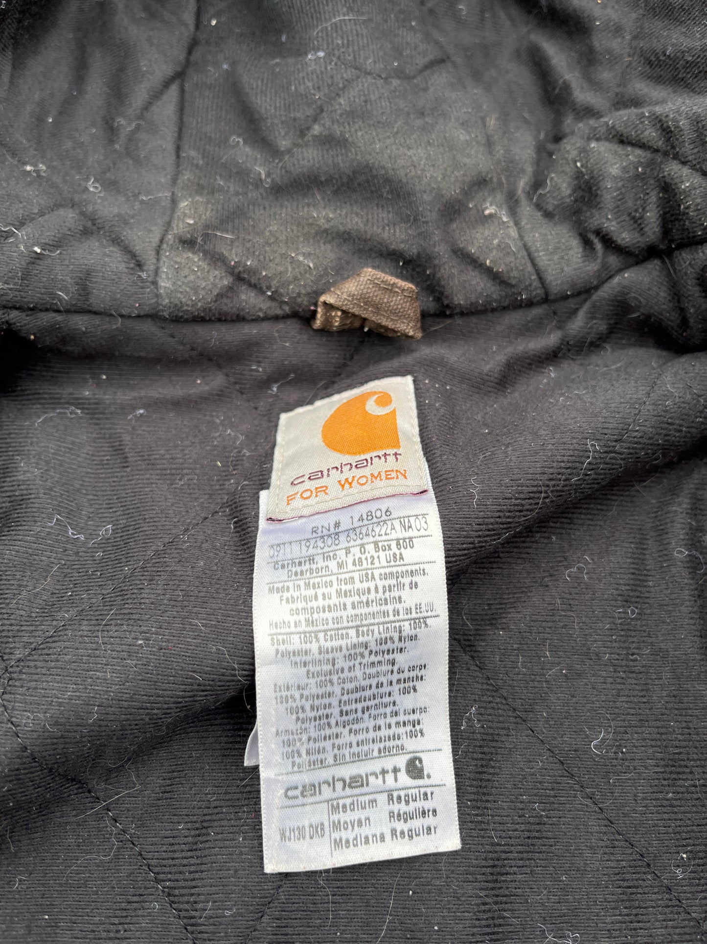 Faded Brown Carhartt Active Jacket - Small