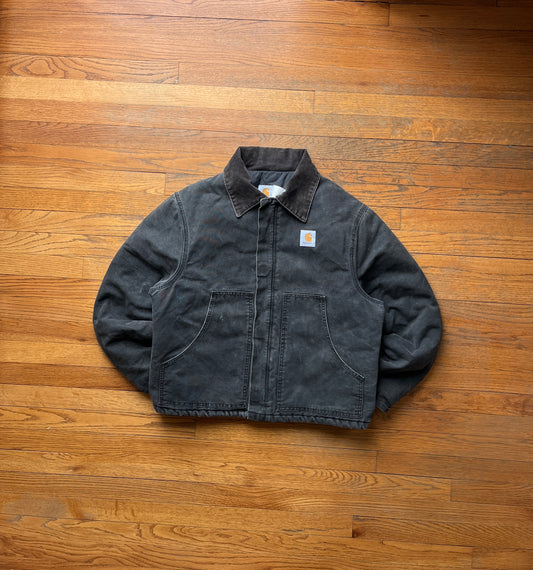 Faded Black Carhartt Arctic Jacket - Boxy Medium